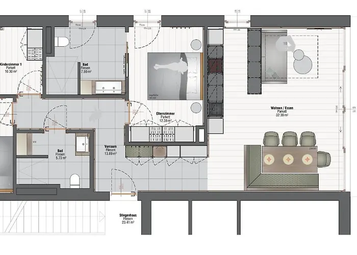 Appartement Glücksvogel *